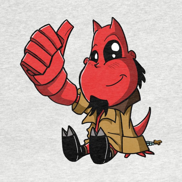 Baby Hellboy by tabslabred